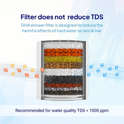 SWAPBASE DIVA-01 | Shower Filter for Hard Water